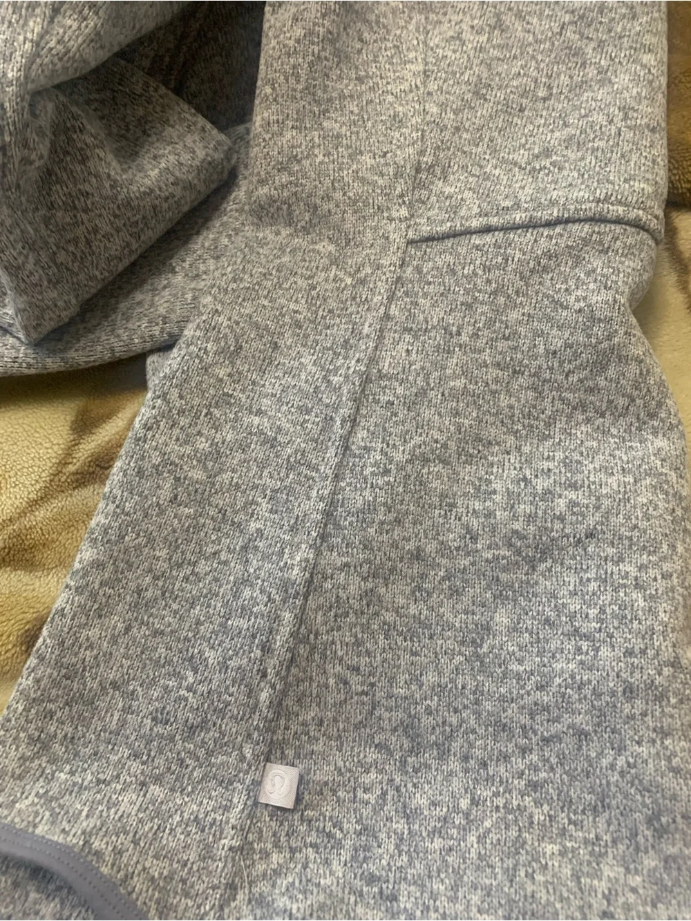 Lululemon fleece and thank you pullover hooded